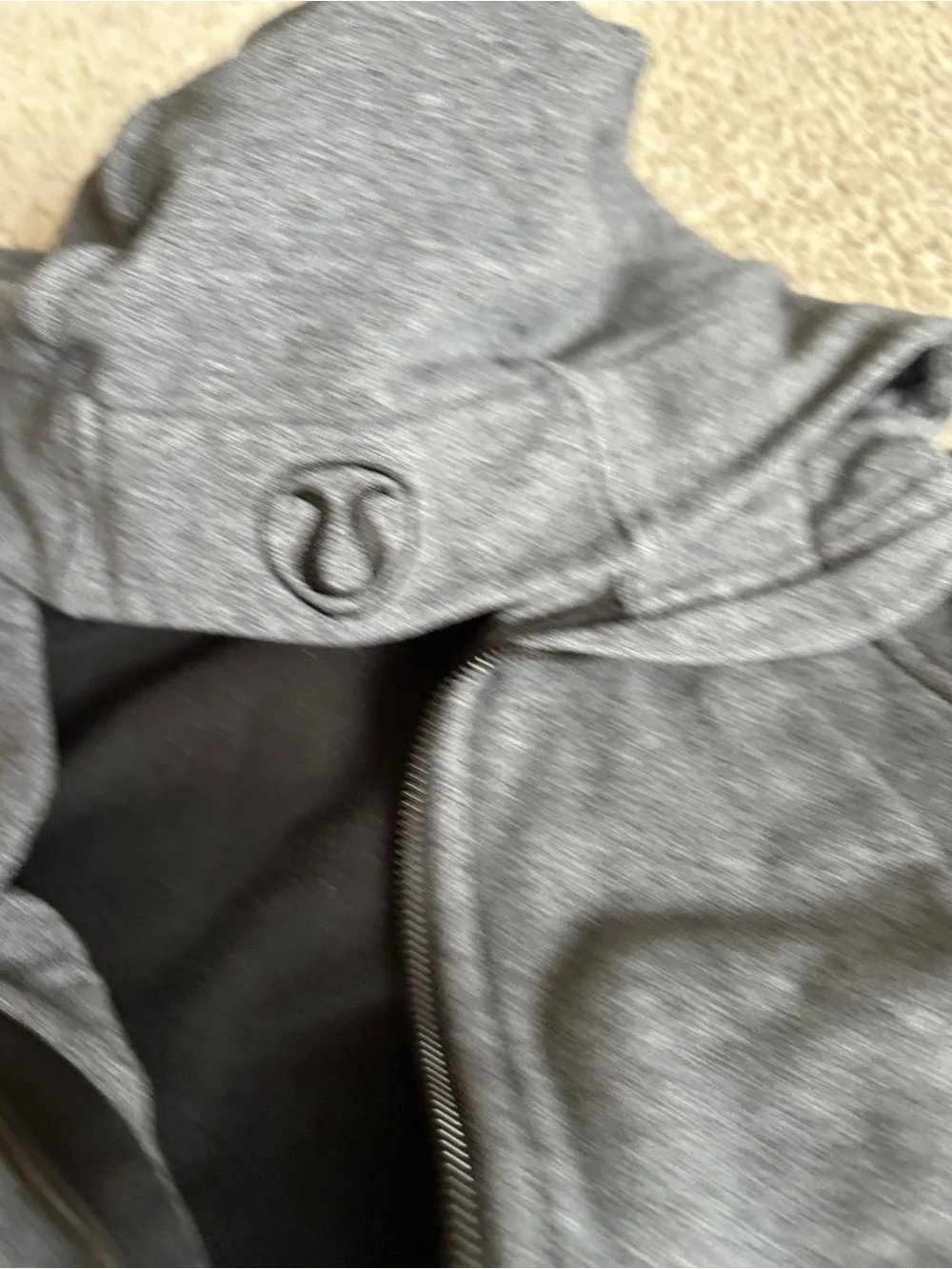lululemon athletica Scuba Charcoal Gray Full-Zip Hoodie